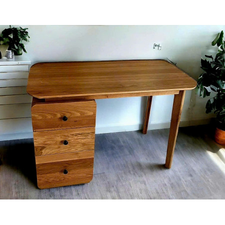 Ora Oak : Bàn Làm Việc + 3 Ngăn Kéo Đảo Chiều